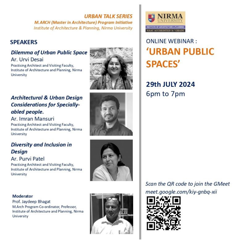 Seminar_Urban Public Spaces_Nirma University