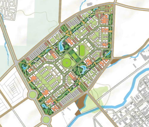 Master Plan of a Greenfield City in Kota, Rajasthan